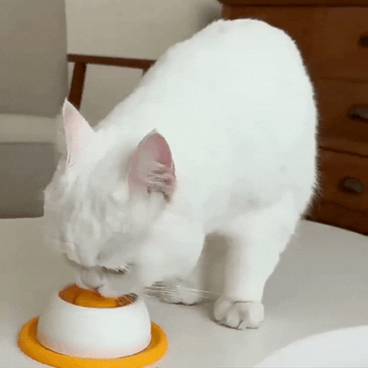 Toyzzo™ Dönen Toplu Ödül Mama Kabı — İnteraktif Besleme, Dil Temizleyici, Kedi & Köpek Uyumlu